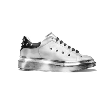 Sneakers borchiata effetto sporcata - FLAG STORE